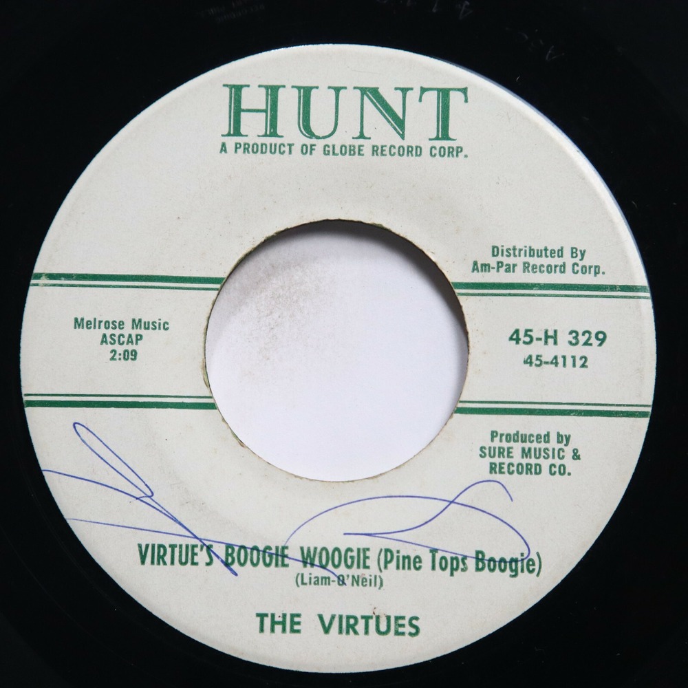 THE VIRTUES -‎ VIRTUE'S BOOGIE WOOGIE / PONY WALK - ROCK 45